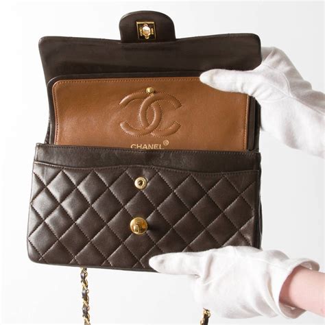 chocolate brown chanel classic flap|Chanel flap.